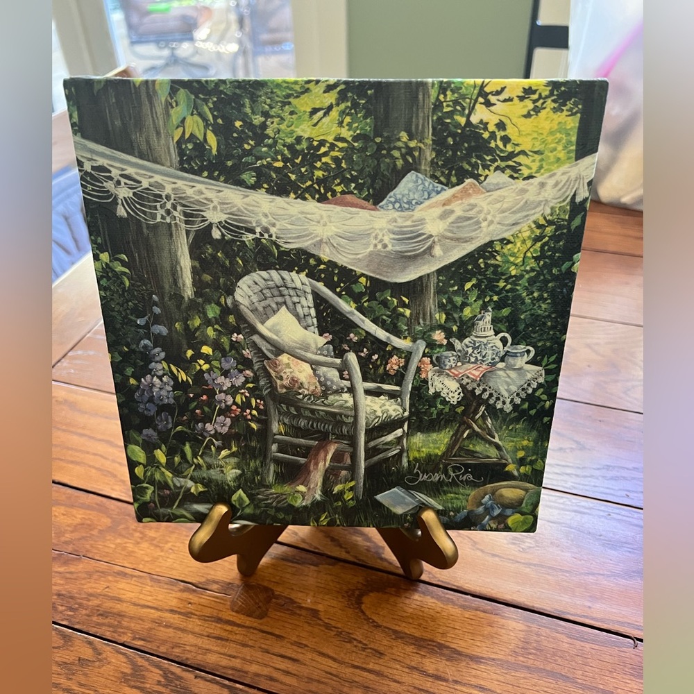Susan Rios original Garden Hammock  Art